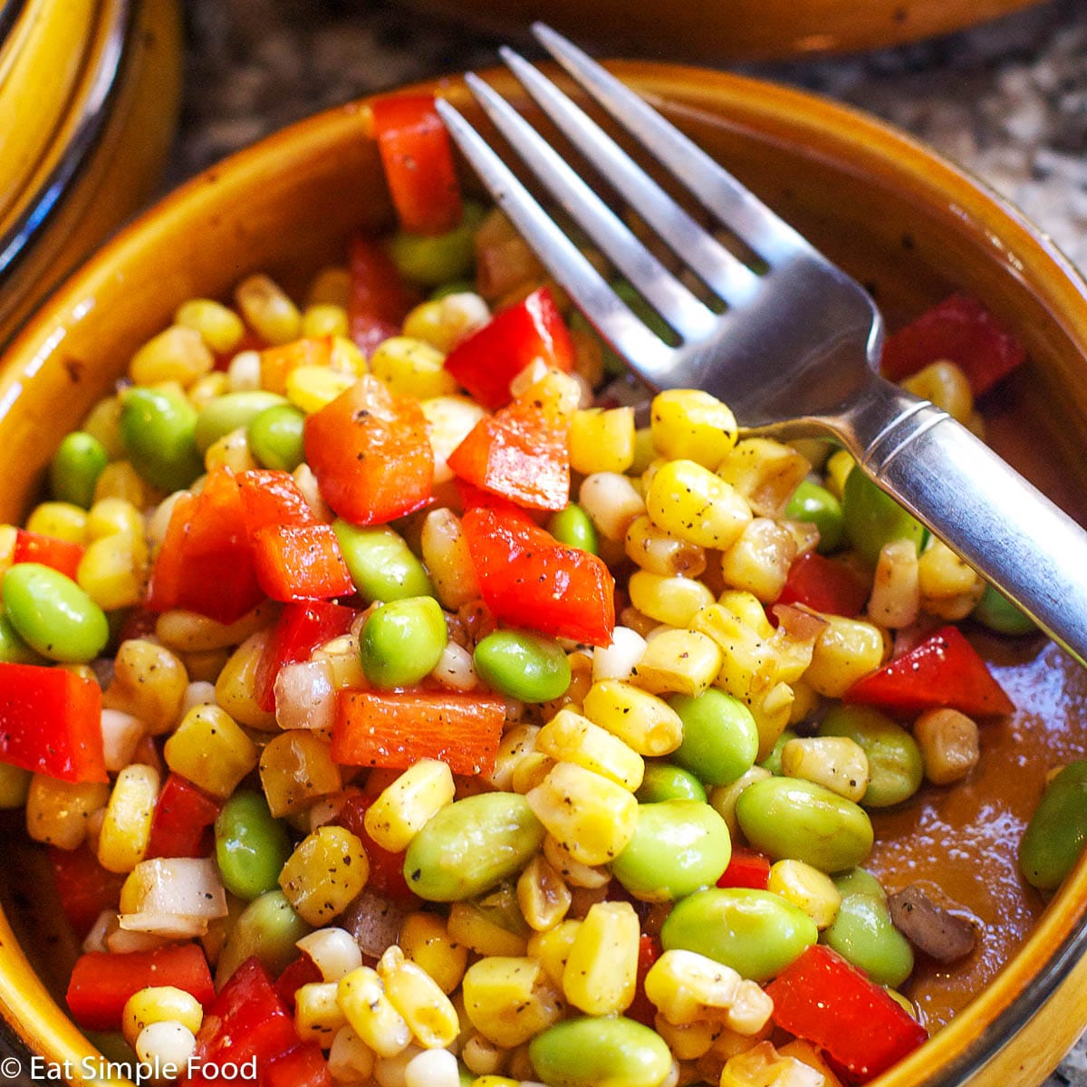 Stir-fried Succotash With Edamame