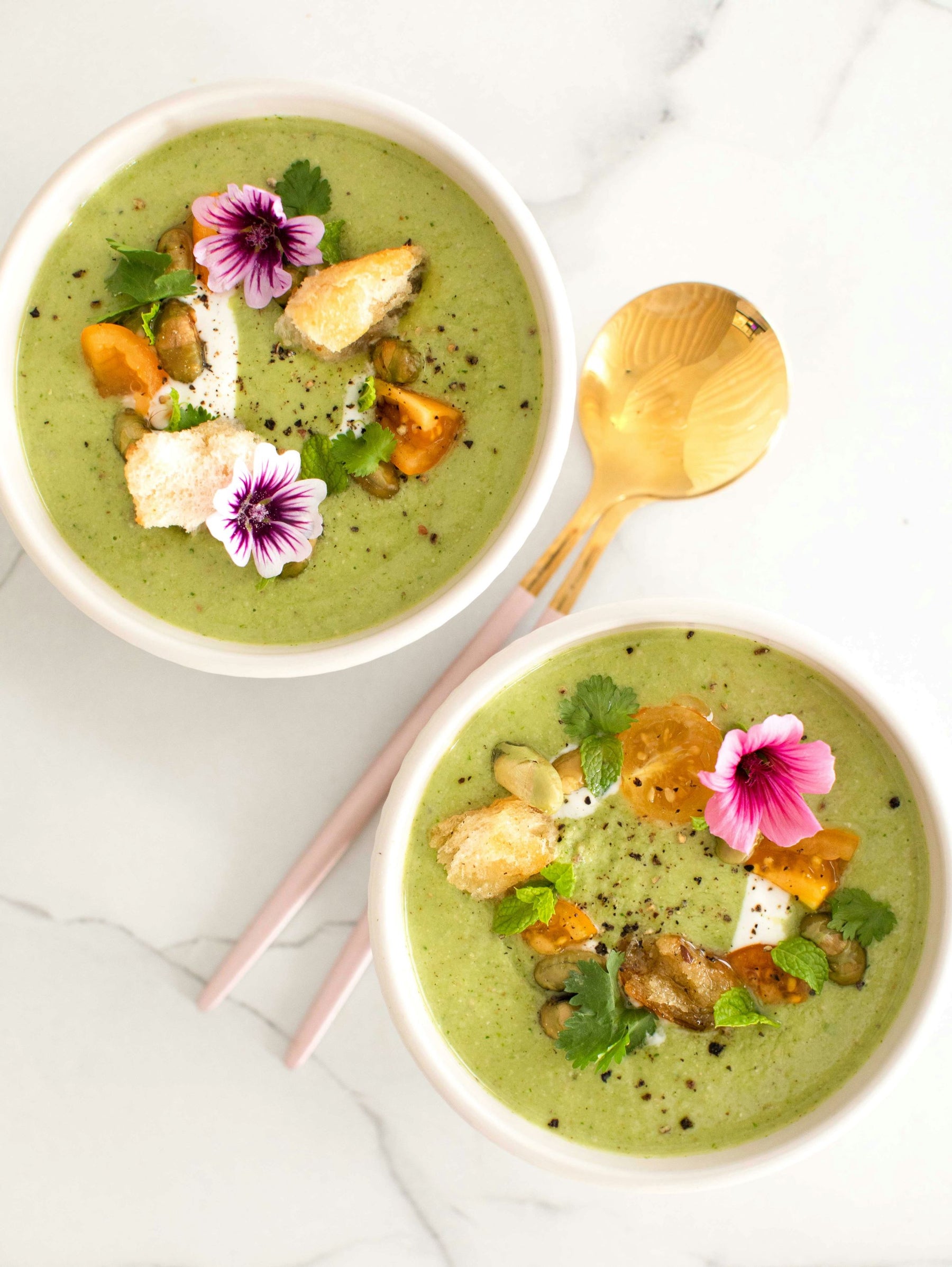 Cucumber Avocado Gazpacho