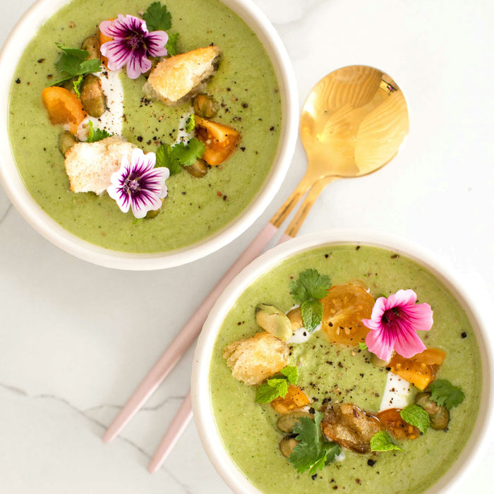 Cucumber Avocado Gazpacho