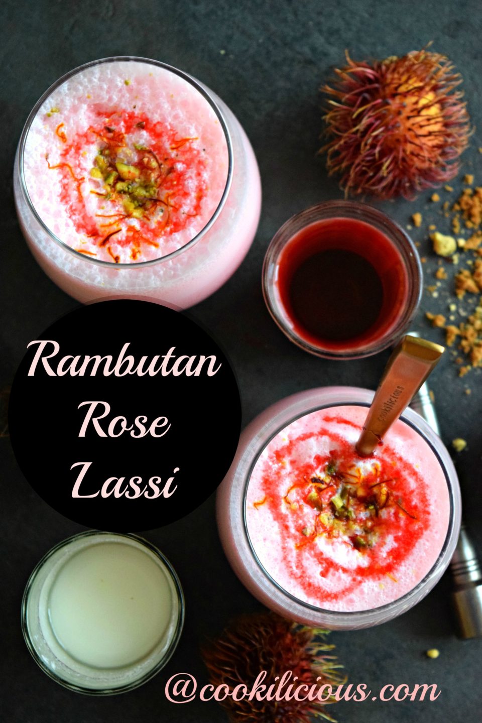 Rambutan Rose Lassi