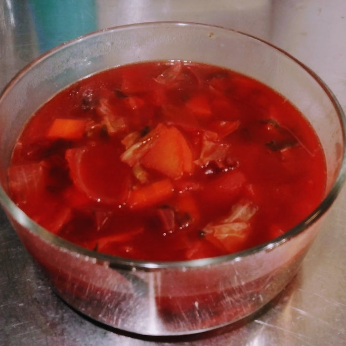 Ukrainian Beet Soup (Barszcz ukrainski)