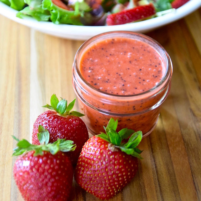 Strawberry Lemon Poppy Seed Vinaigrette
