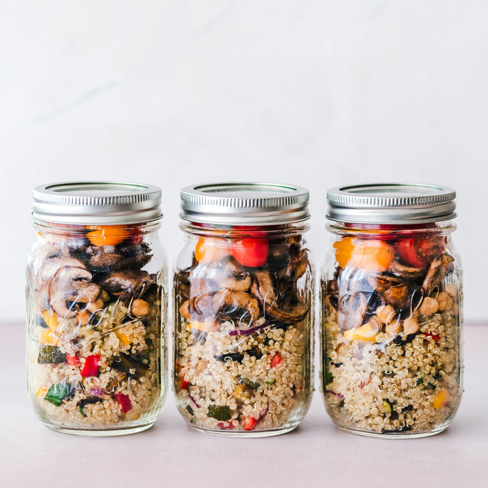 Avocado and Mushroom Quinoa Bowl