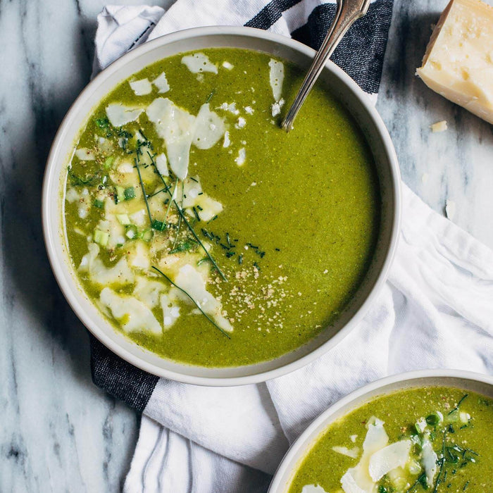 Spring Green Onion Soup