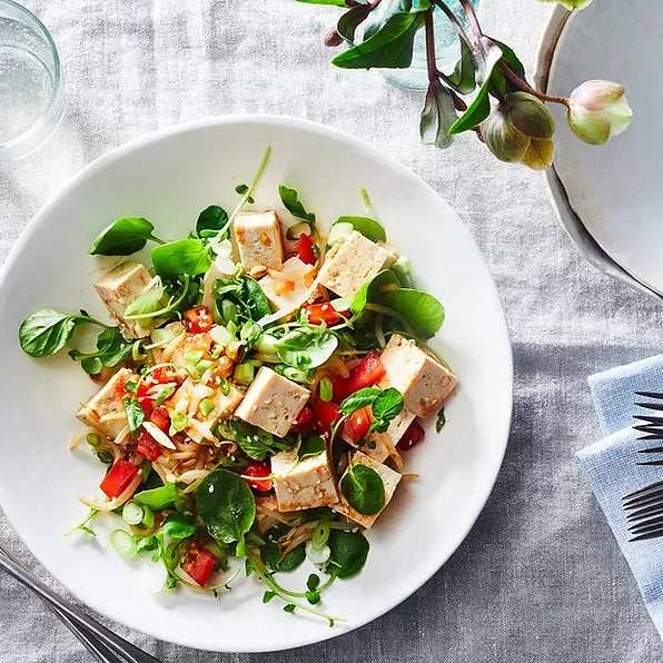 Hawaiian Tofu and Watercress Salad